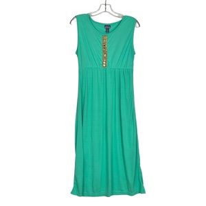 Uniti Stretch Green Dress with Sparkle